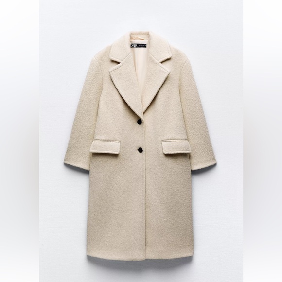 Zara Jackets & Blazers - Zara Cream Teddy Jacket